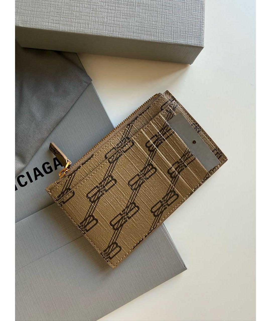 BALENCIAGA Бежевый кардхолдер, фото 2