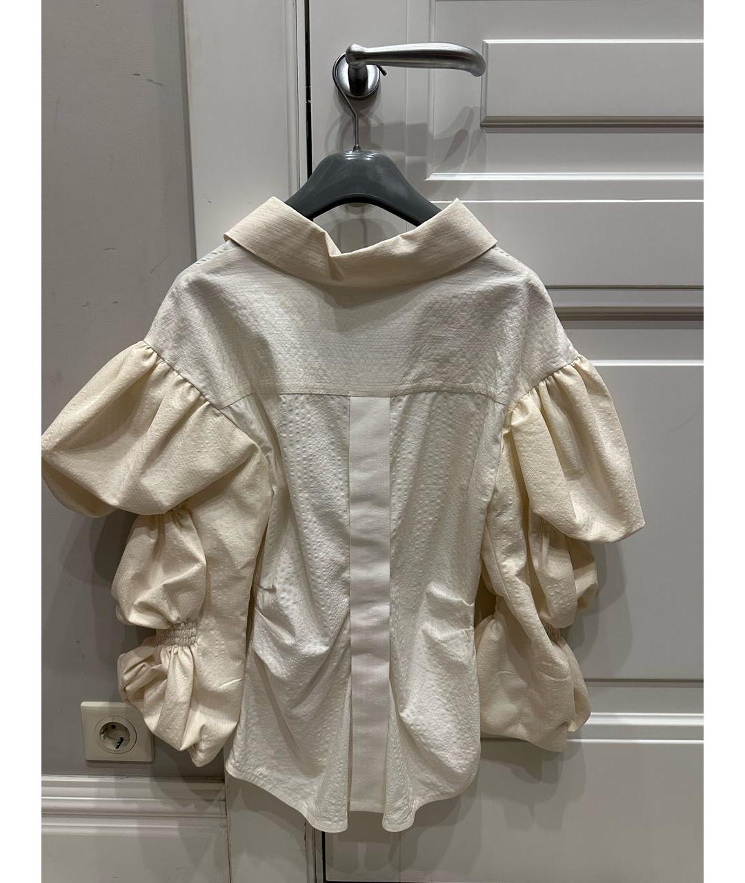 JACQUEMUS Бежевая хлопковая рубашка, фото 2