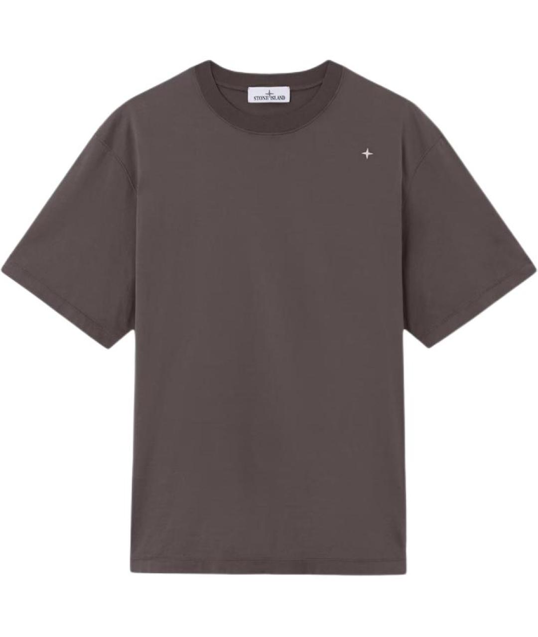 STONE ISLAND Серая футболка, фото 1