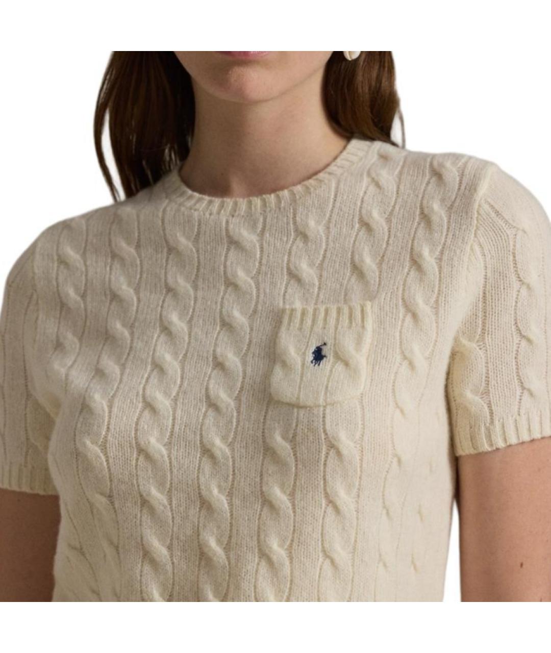 POLO RALPH LAUREN Бежевый джемпер / свитер, фото 5