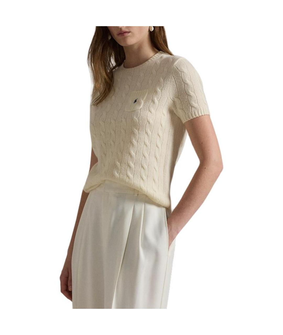 POLO RALPH LAUREN Бежевый джемпер / свитер, фото 2