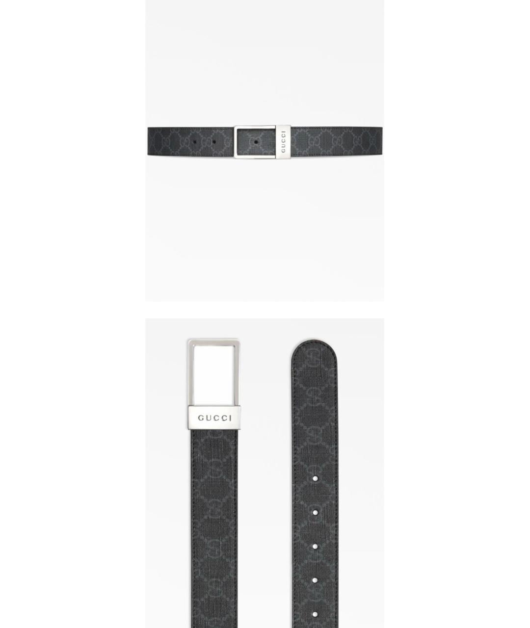 GUCCI Черный ремень, фото 7