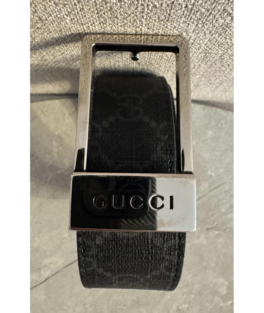 GUCCI Черный ремень, фото 6