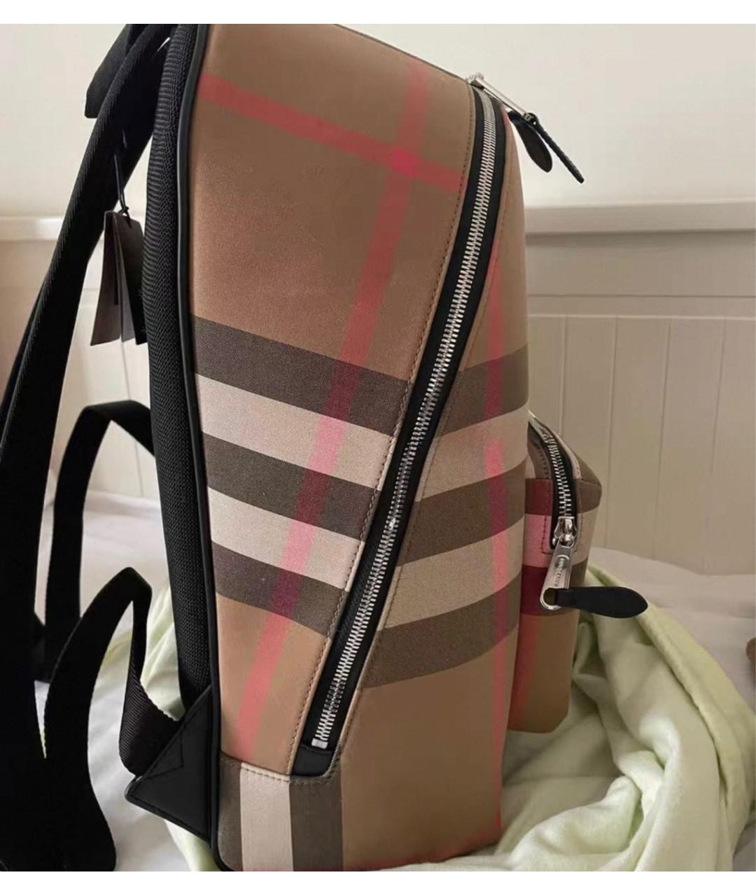 BURBERRY Бежевый рюкзак, фото 5