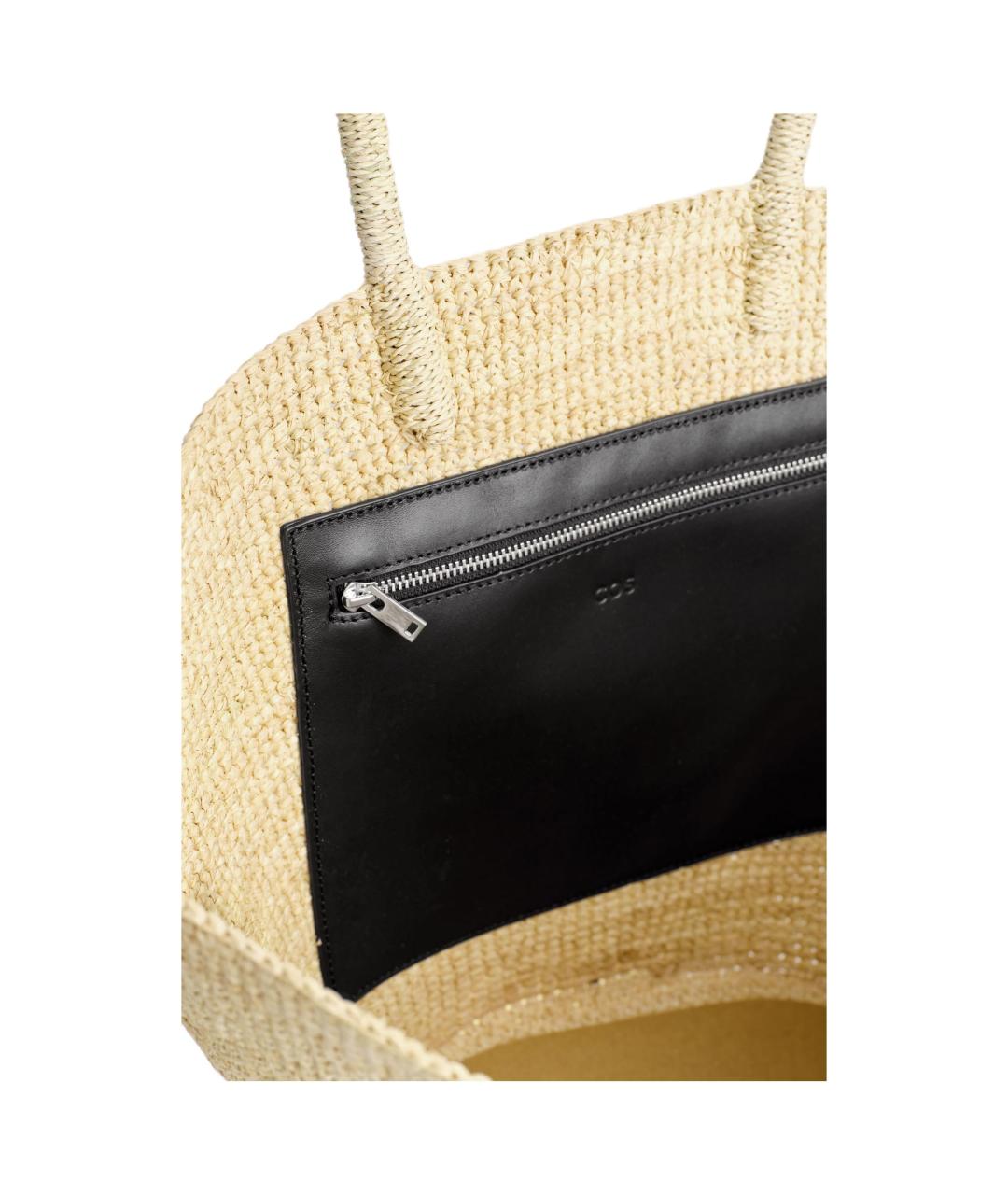 COS Бежевая сумка через плечо, фото 3