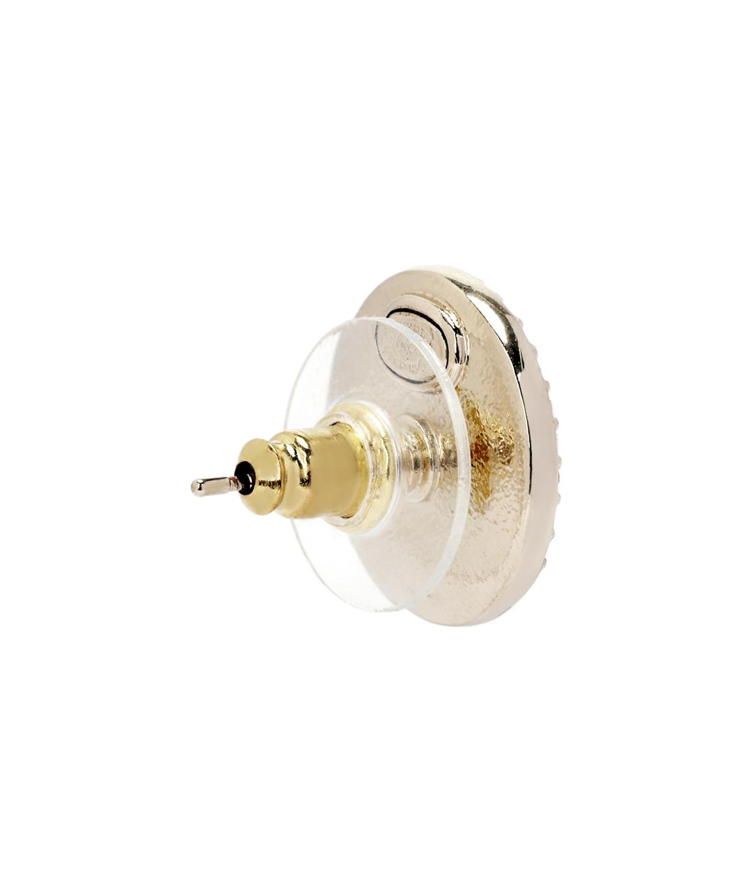 CHANEL Черные металлические серьги, фото 4