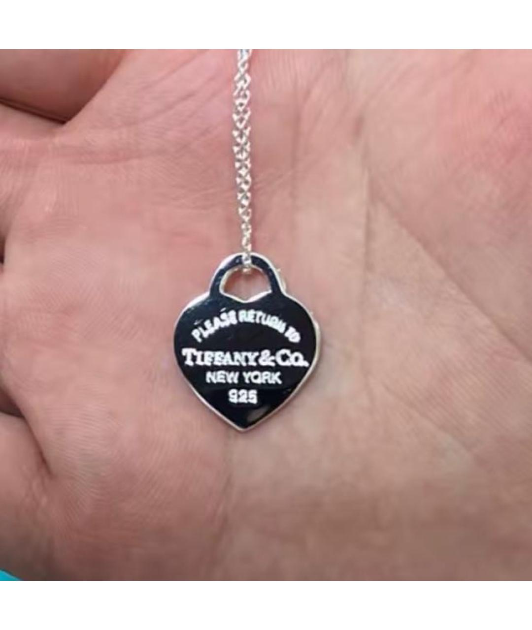 TIFFANY&CO Серебряное серебряное колье, фото 6