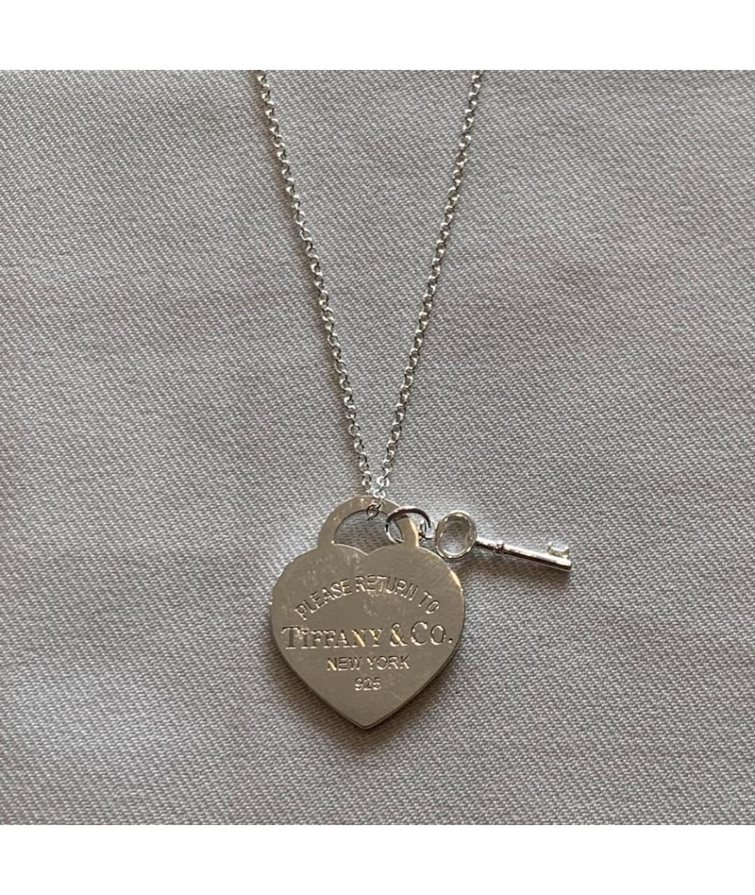 TIFFANY&CO Серебряное серебряное колье, фото 3