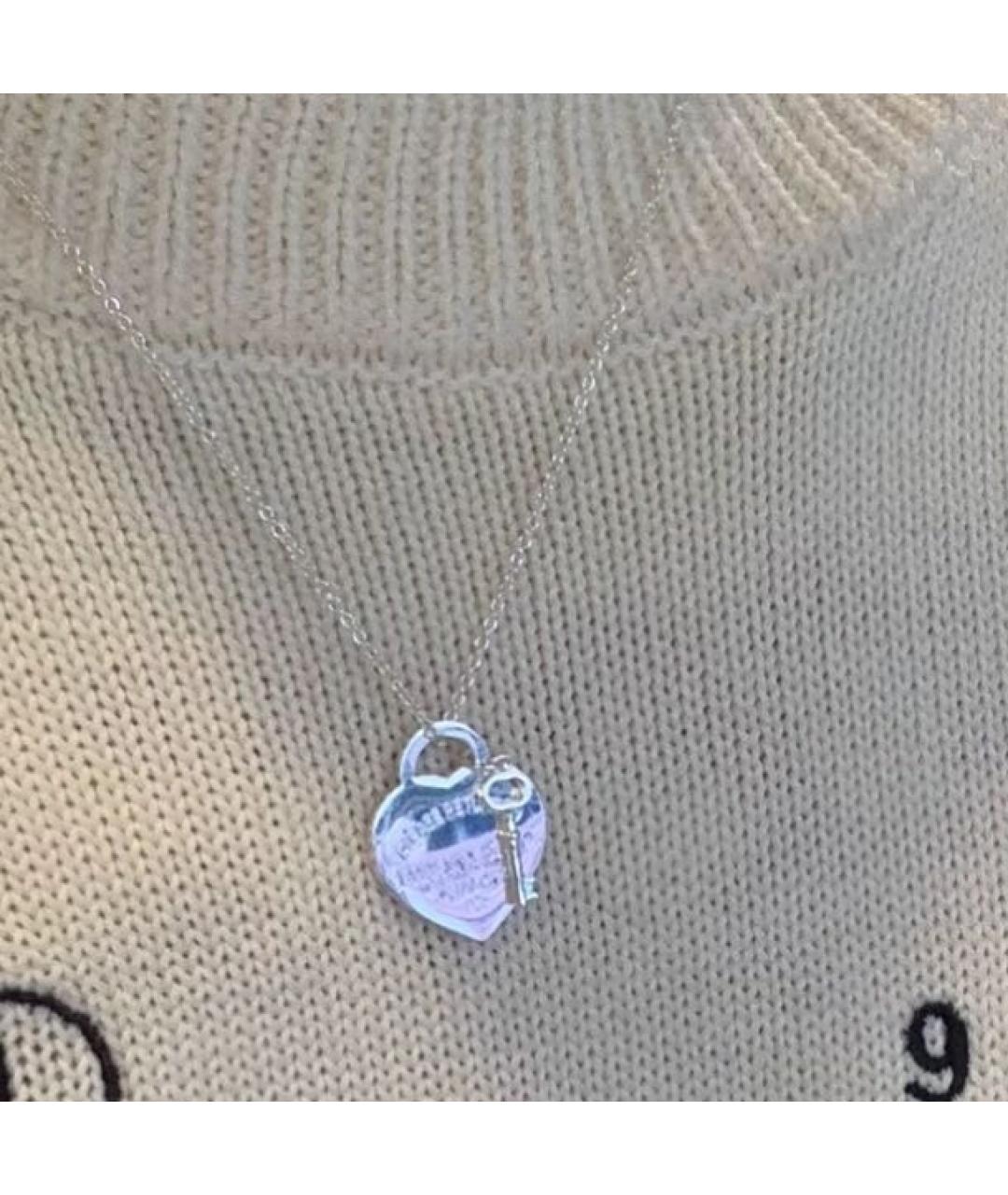 TIFFANY&CO Серебряное серебряное колье, фото 2