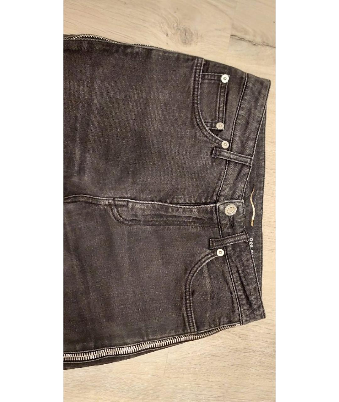 SAINT LAURENT Черные хлопковые джинсы слим, фото 6