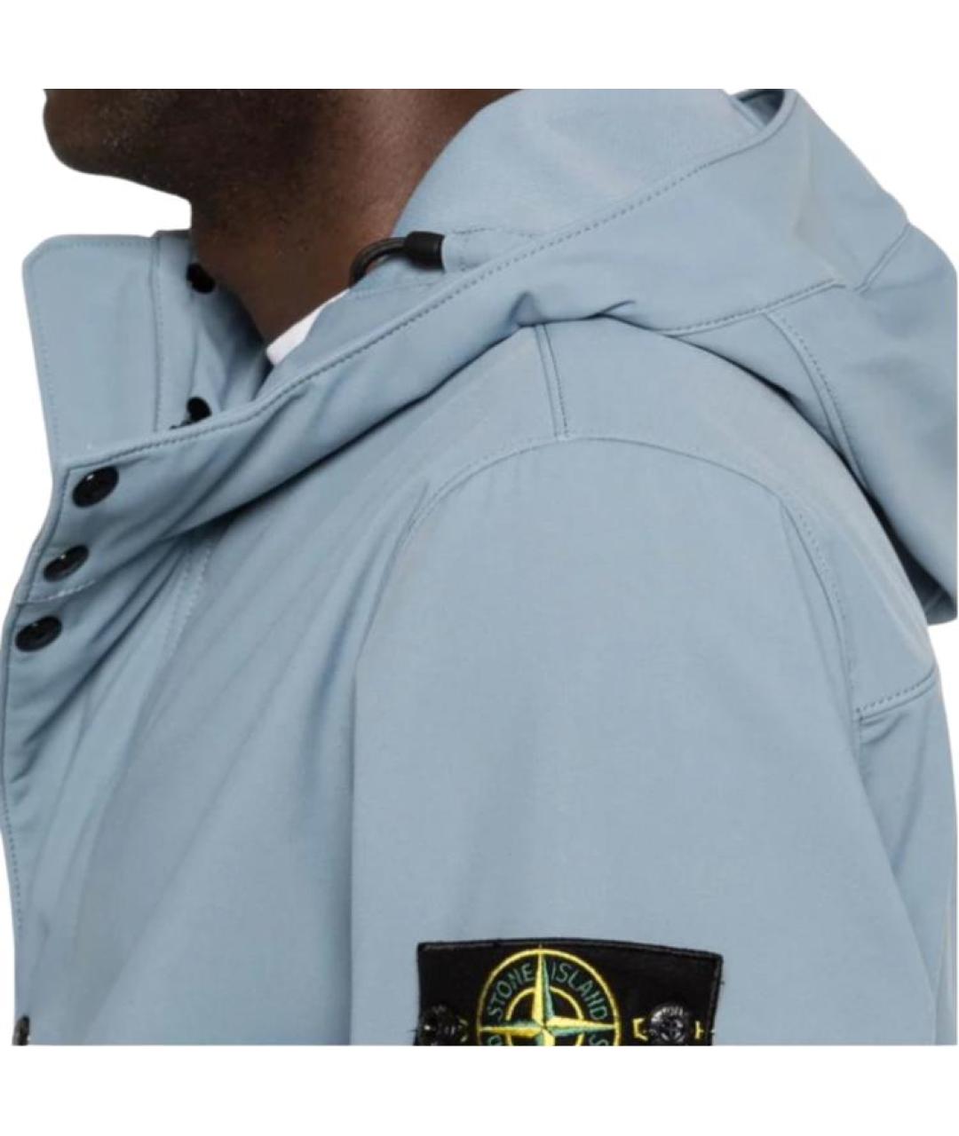 STONE ISLAND Голубая куртка, фото 5