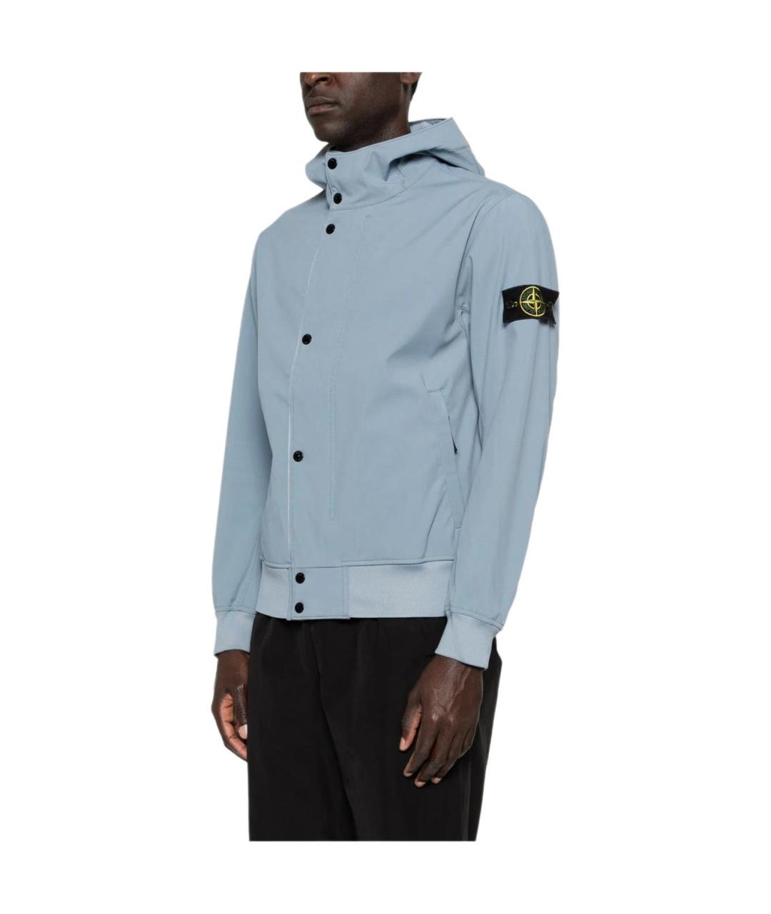 STONE ISLAND Голубая куртка, фото 4