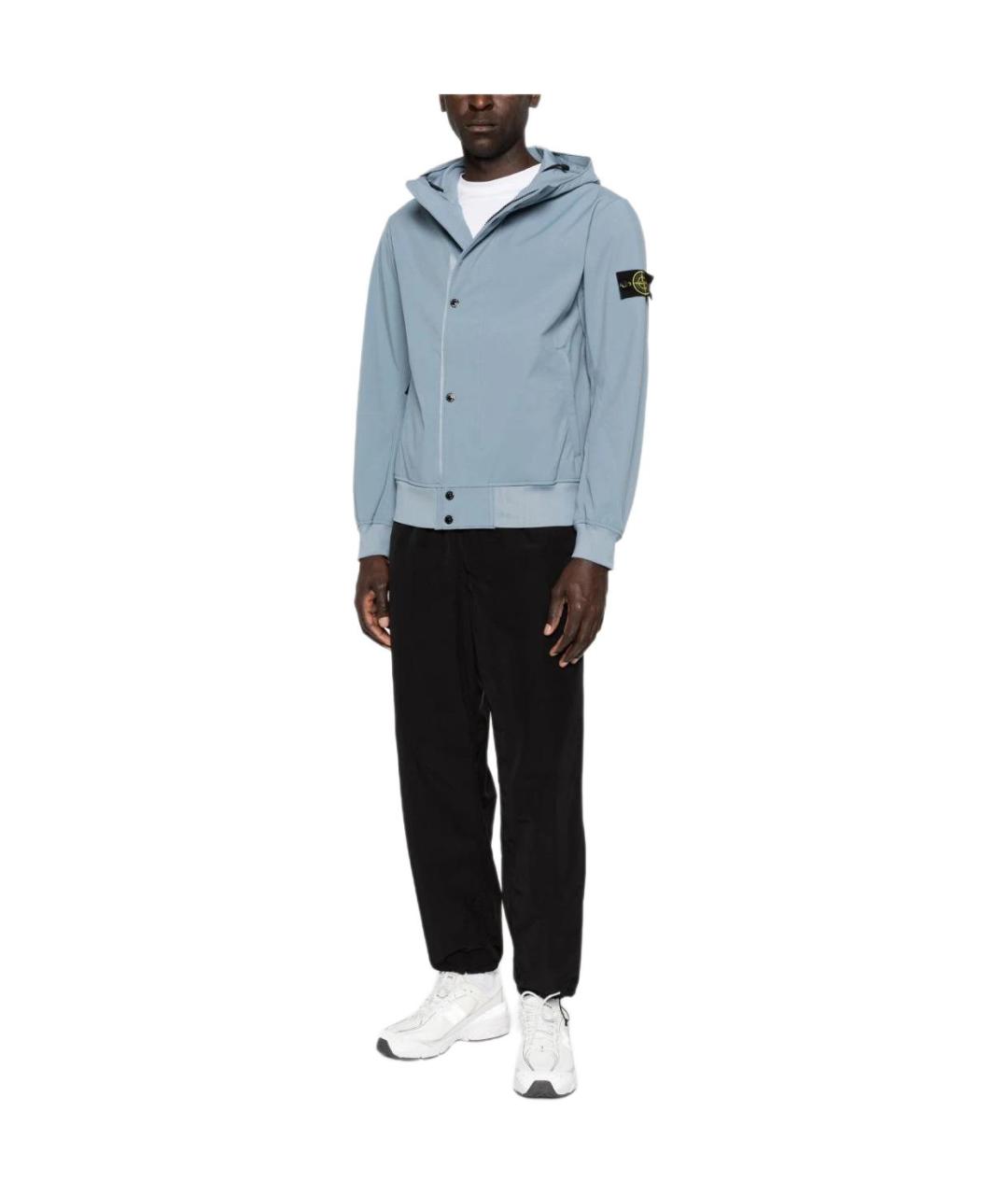 STONE ISLAND Голубая куртка, фото 2