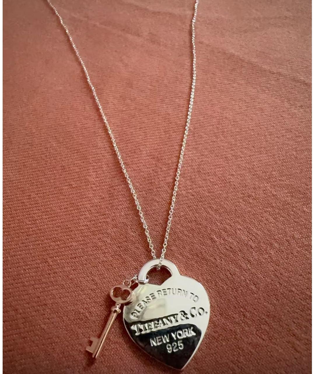 TIFFANY&CO Серебряное серебряное колье, фото 5
