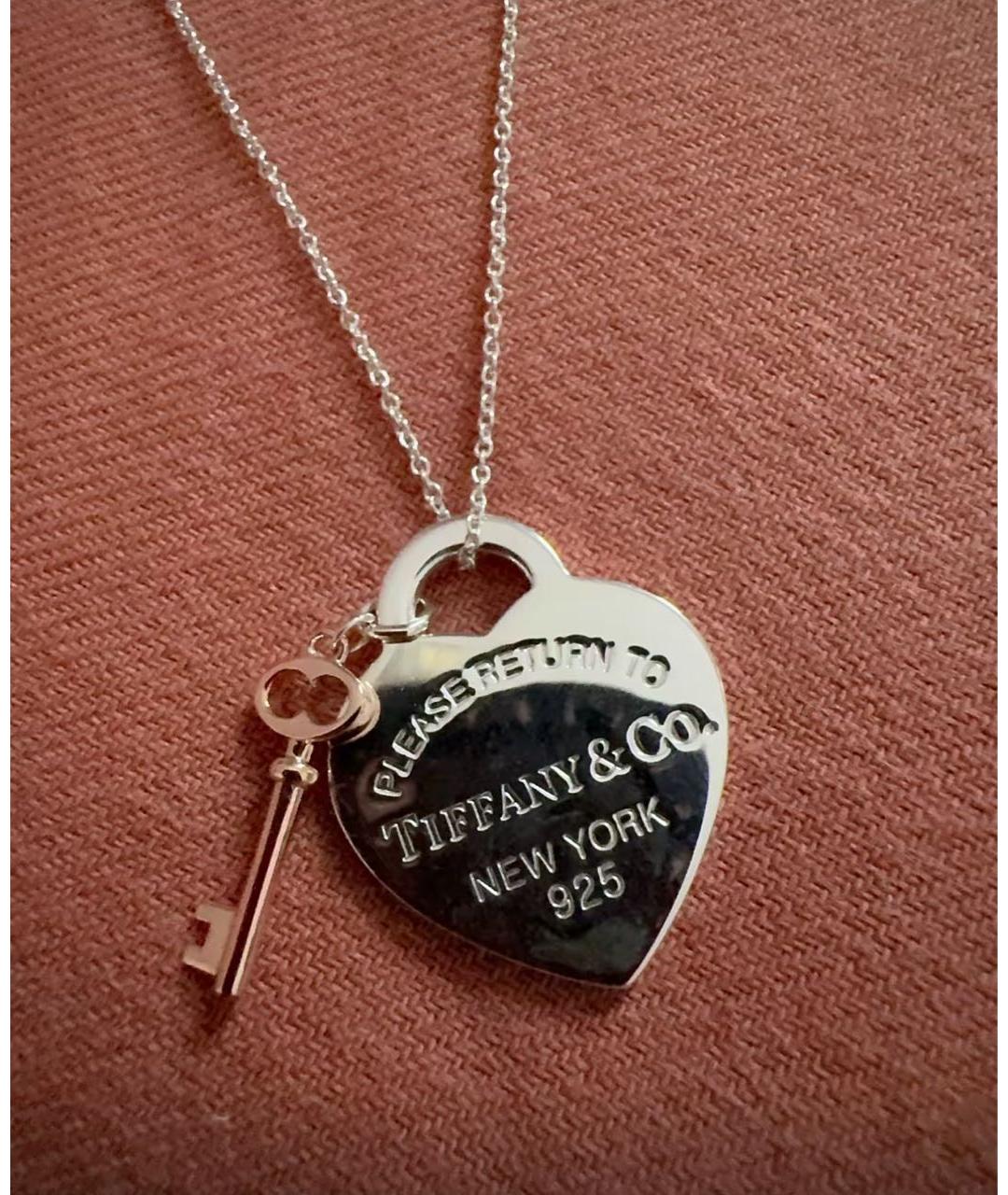 TIFFANY&CO Серебряное серебряное колье, фото 4