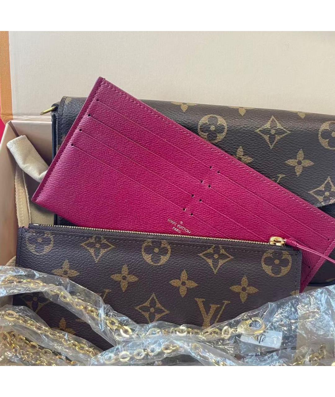 LOUIS VUITTON Коричневая сумка через плечо, фото 5