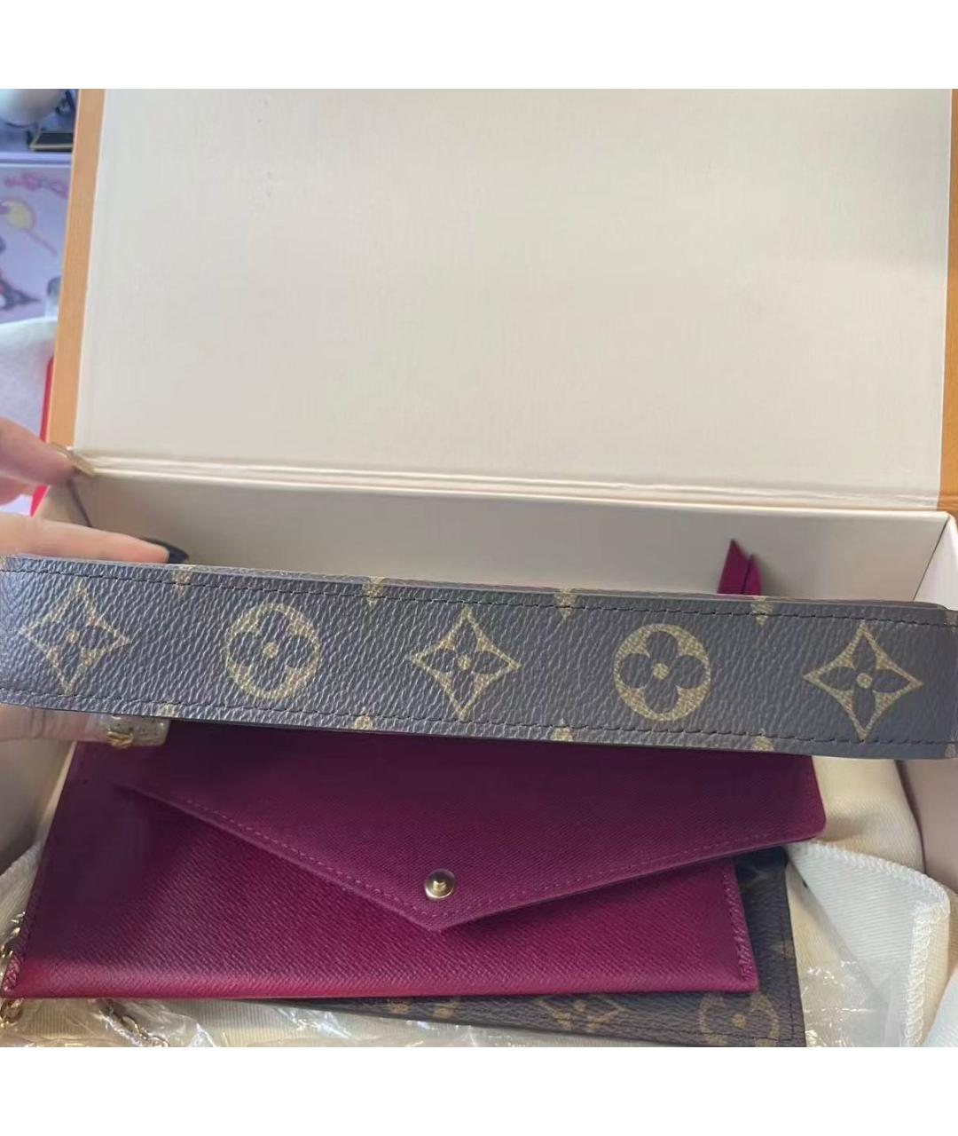 LOUIS VUITTON Коричневая сумка через плечо, фото 3