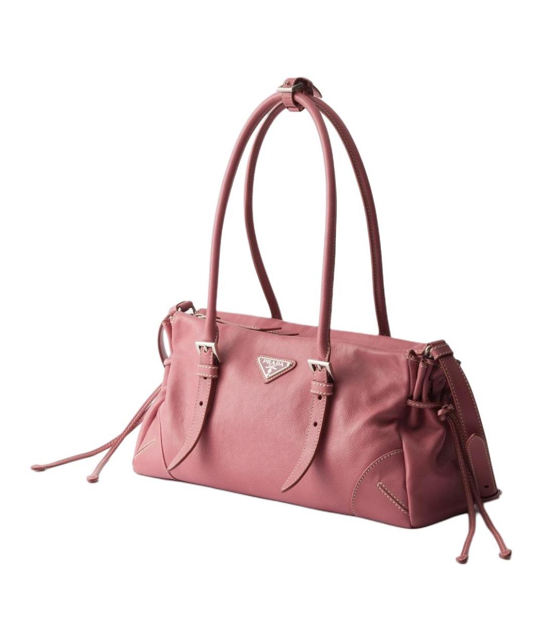 PRADA Красная кожаная сумка через плечо, фото 2