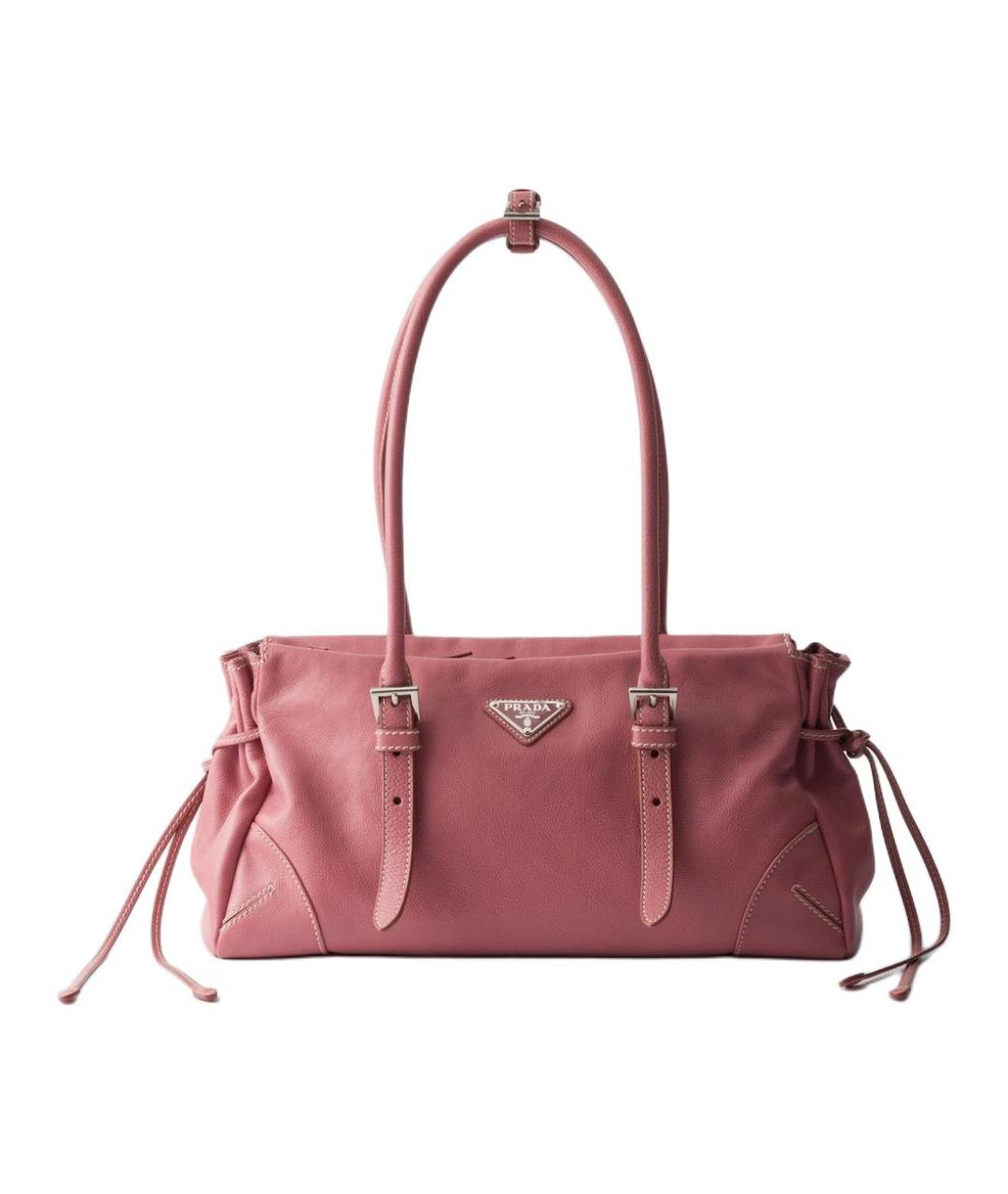 PRADA Красная кожаная сумка через плечо, фото 1