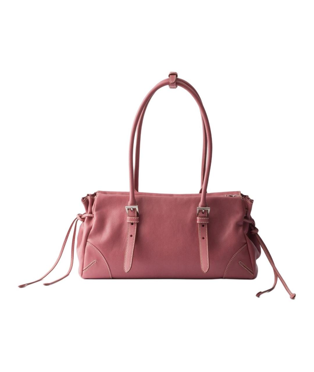 PRADA Красная кожаная сумка через плечо, фото 3