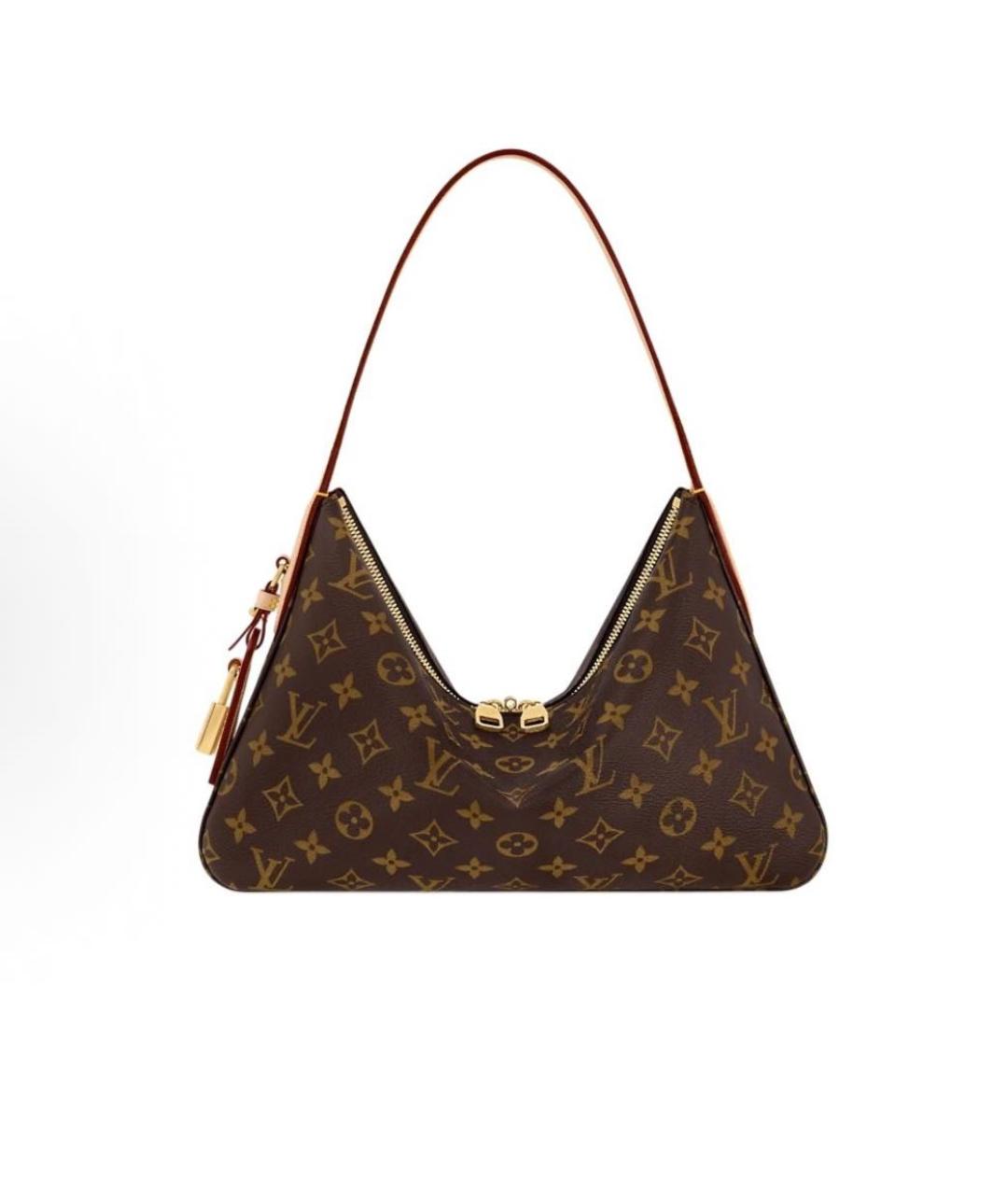 LOUIS VUITTON Коричневая сумка тоут, фото 8