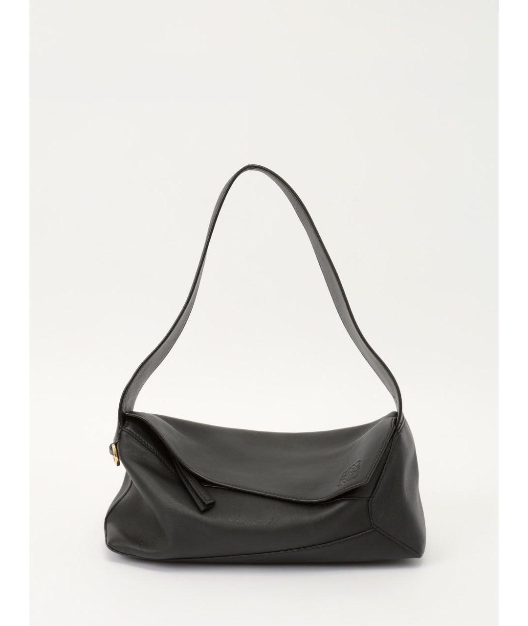 LOEWE Черная кожаная сумка через плечо, фото 6