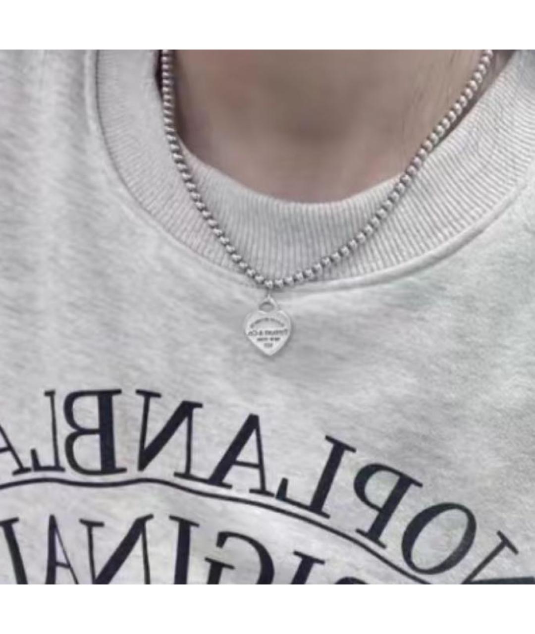 TIFFANY&CO Серебряное серебряное колье, фото 5