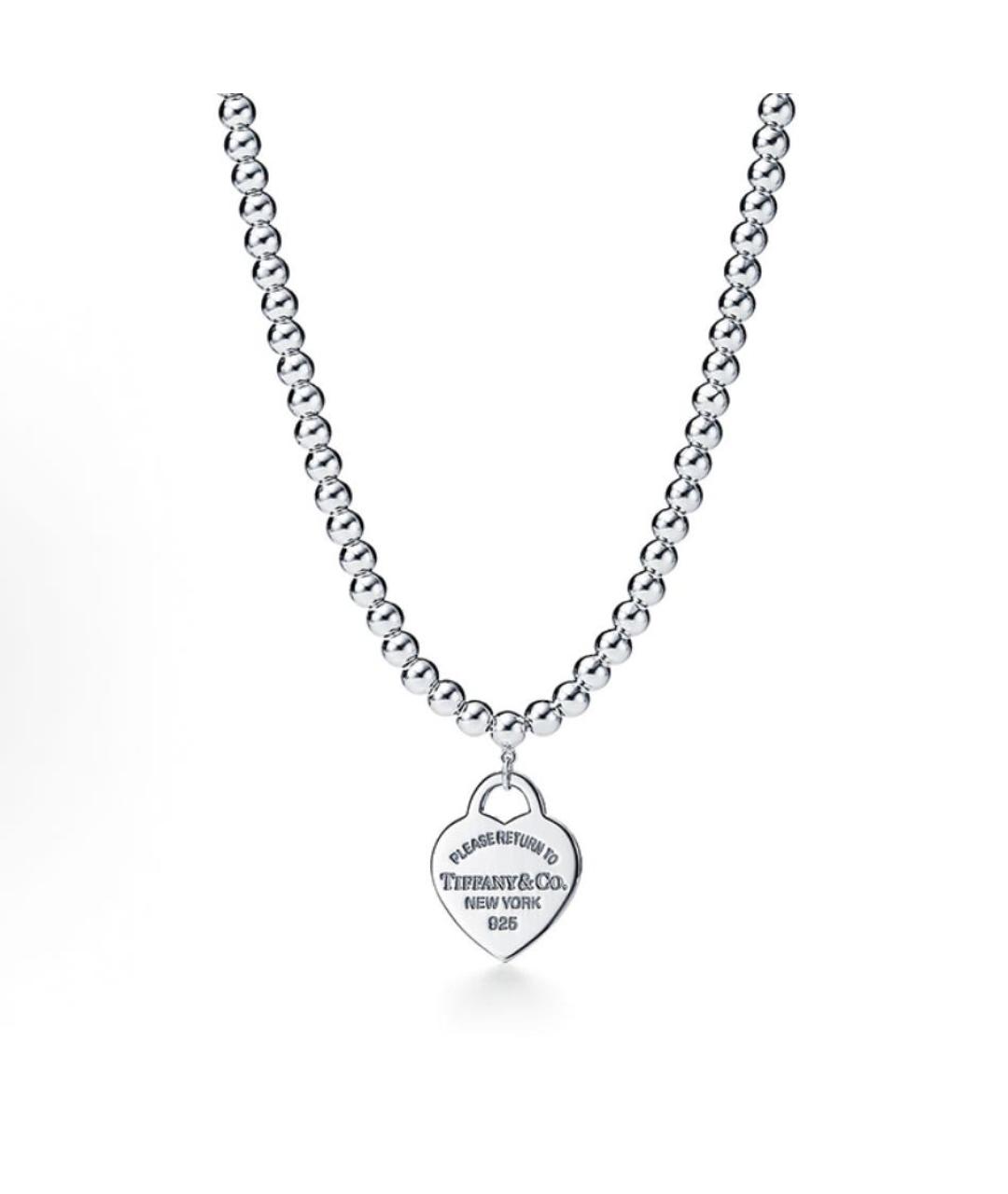 TIFFANY&CO Серебряное серебряное колье, фото 8