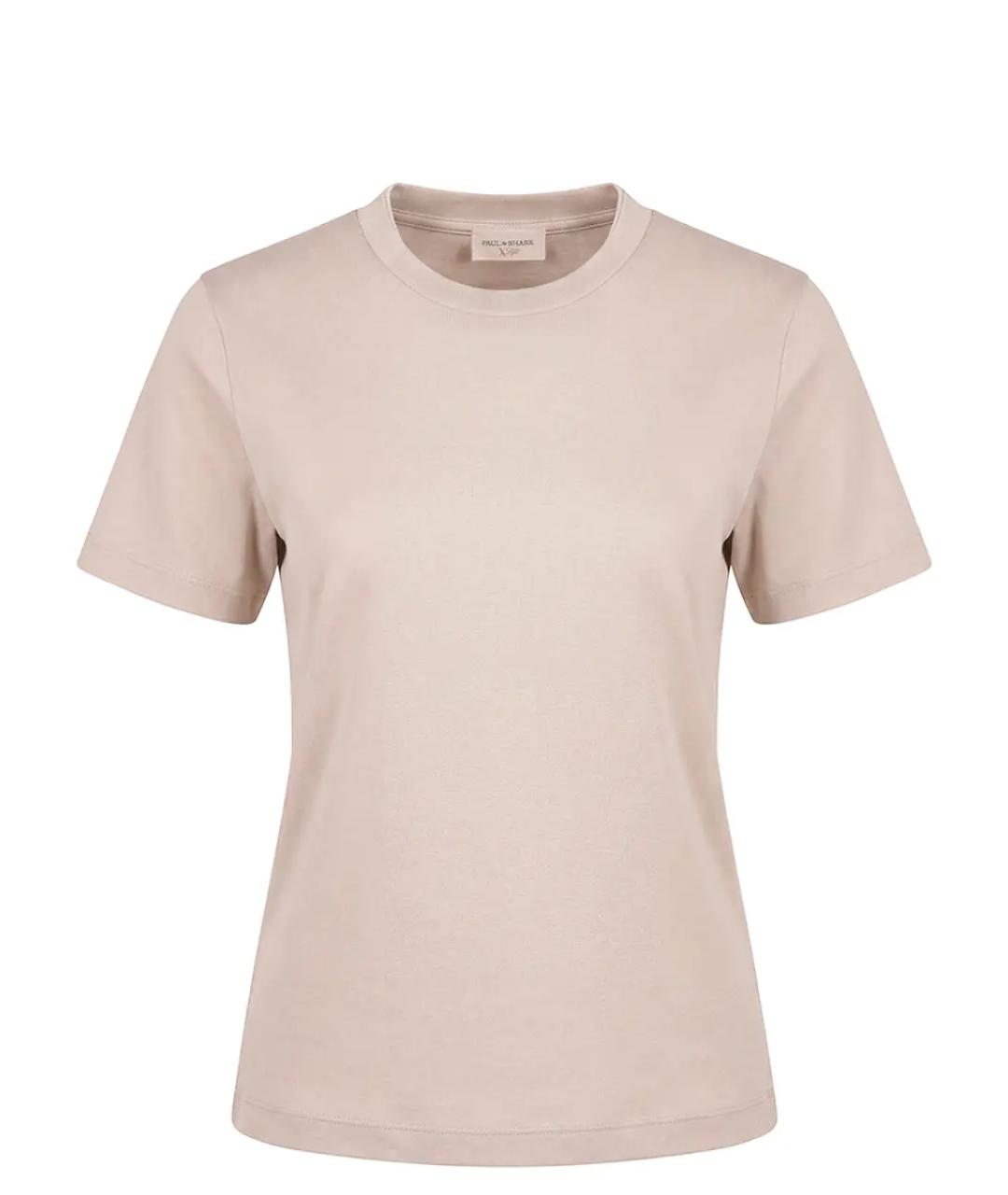 PAUL & SHARK Бежевая футболка, фото 1