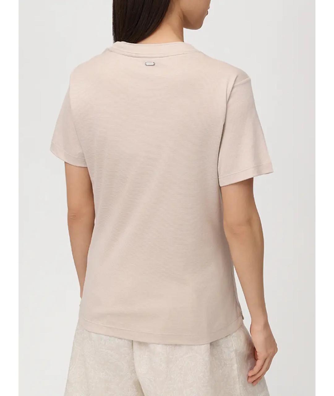 PAUL & SHARK Бежевая футболка, фото 3