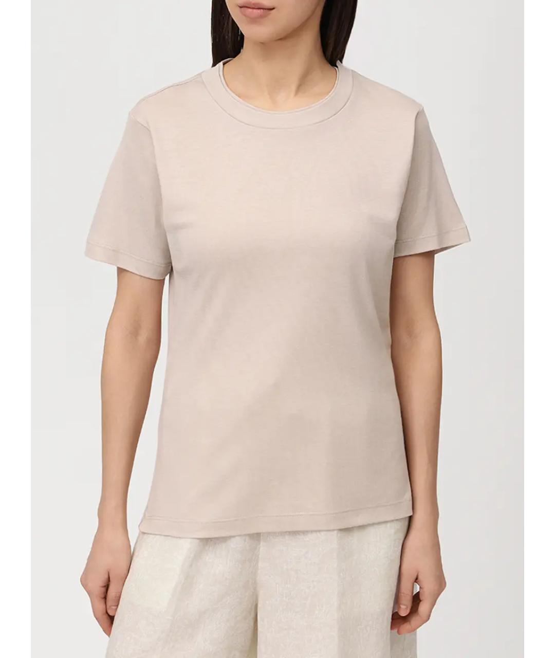 PAUL & SHARK Бежевая футболка, фото 4