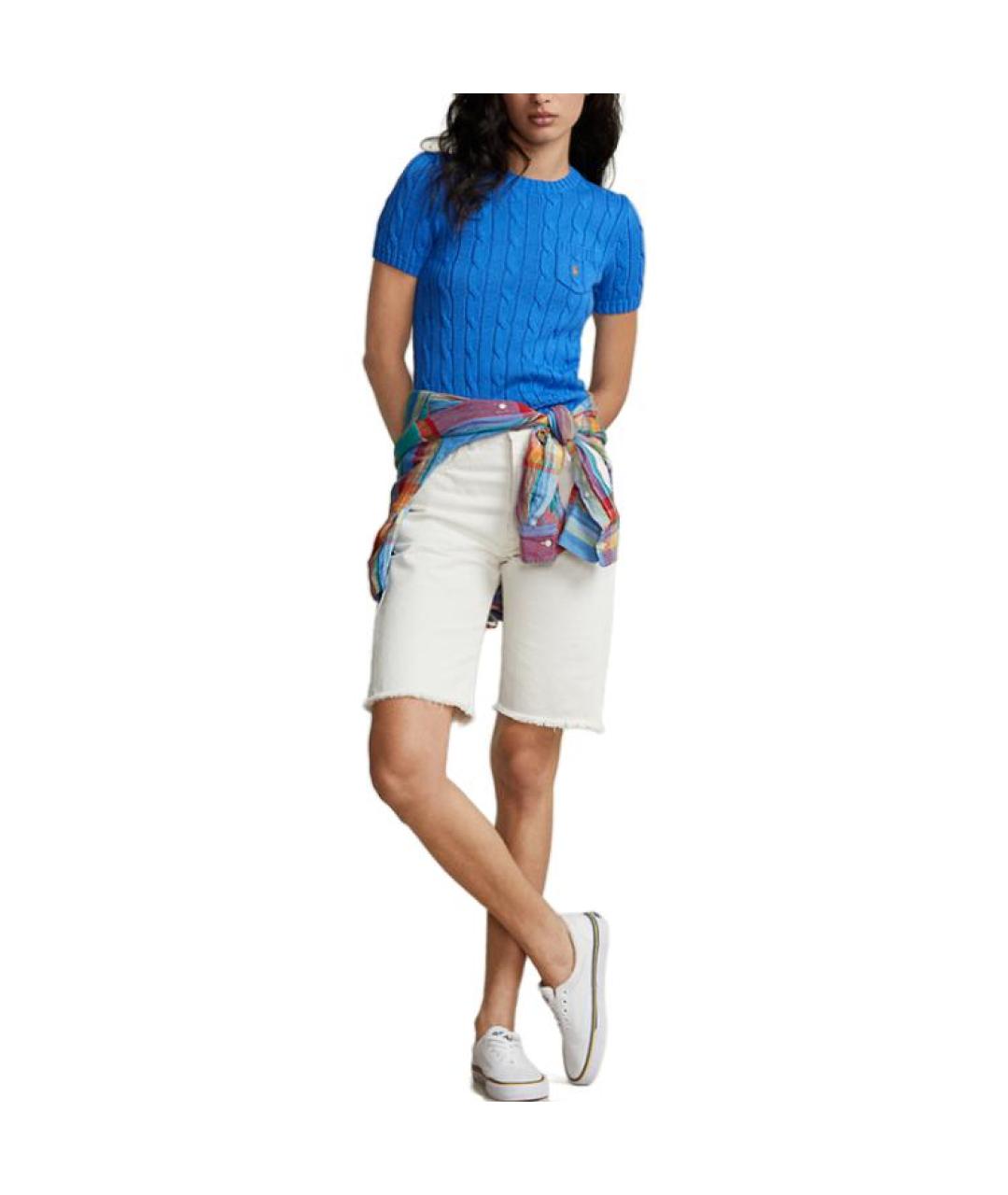 POLO RALPH LAUREN Синий джемпер / свитер, фото 4