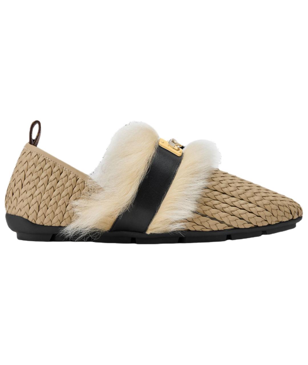 LOUIS VUITTON Коричневые кожаные кроссовки, фото 1