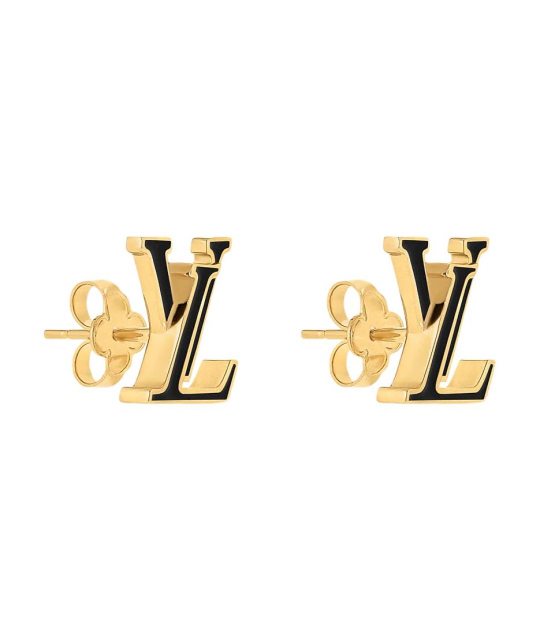 LOUIS VUITTON Золотые серьги, фото 2