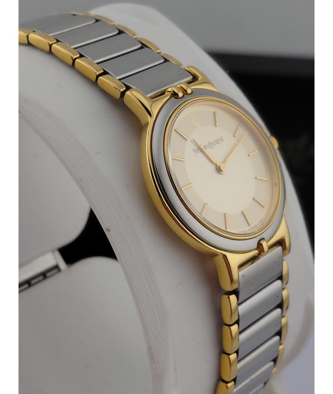 SAINT LAURENT Серебряные металлические часы, фото 3