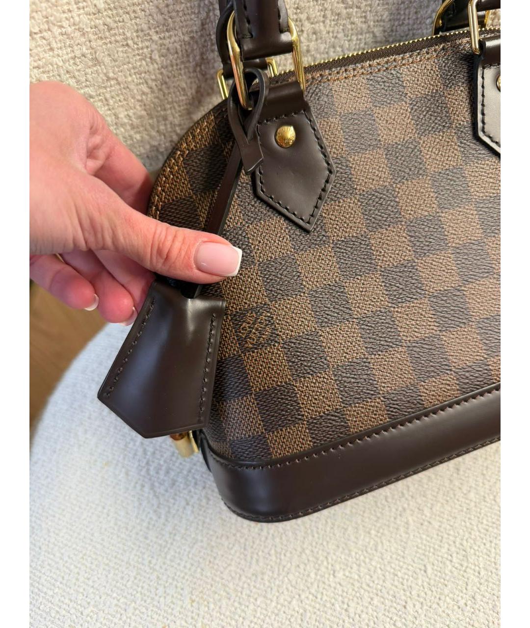 LOUIS VUITTON Коричневая сумка через плечо, фото 6