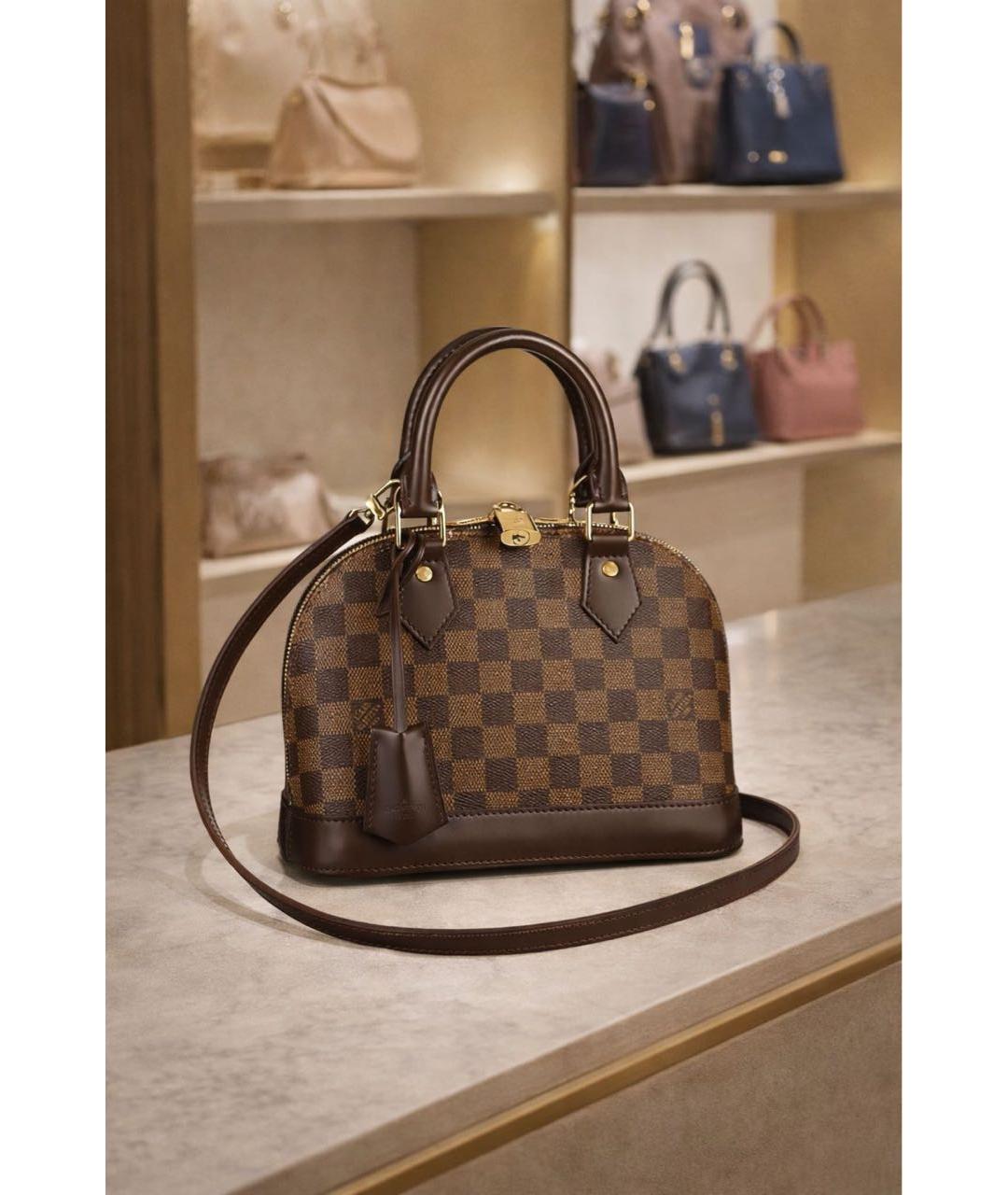 LOUIS VUITTON Коричневая сумка через плечо, фото 8