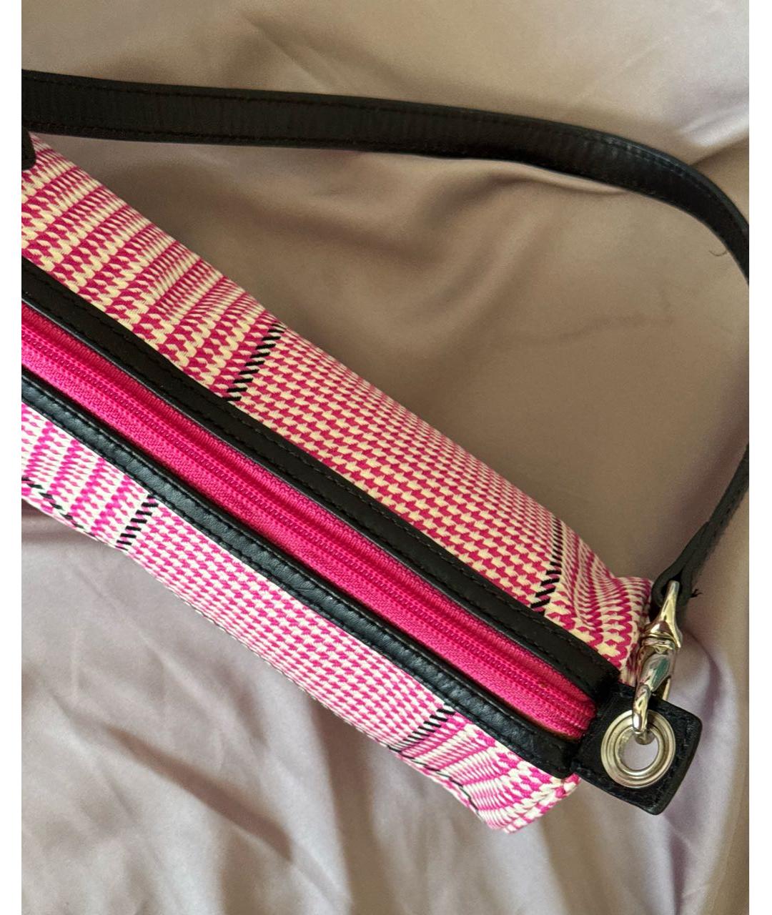 RALPH LAUREN Розовая тканевая сумка через плечо, фото 2