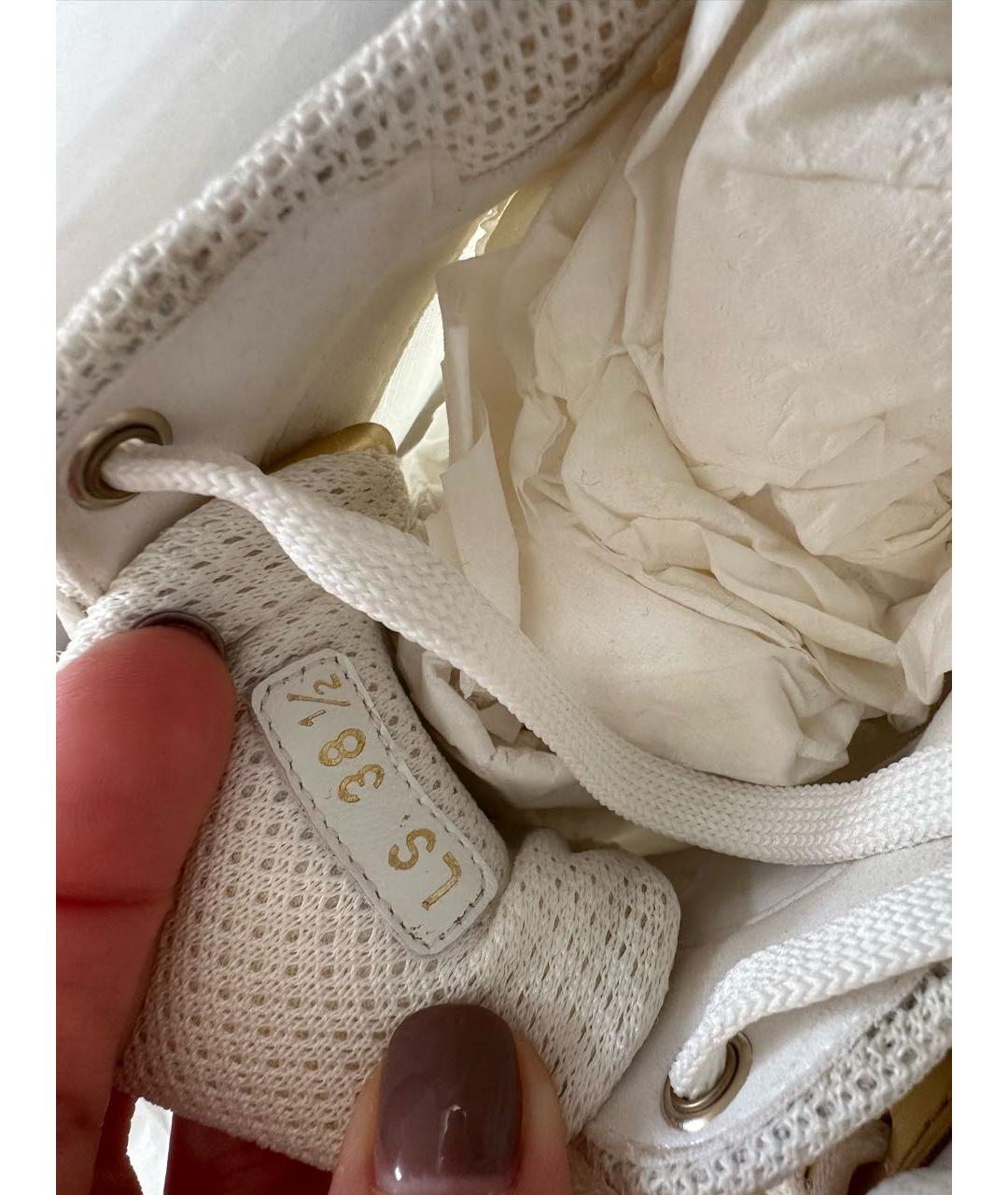 CHRISTIAN DIOR Золотые кроссовки, фото 7