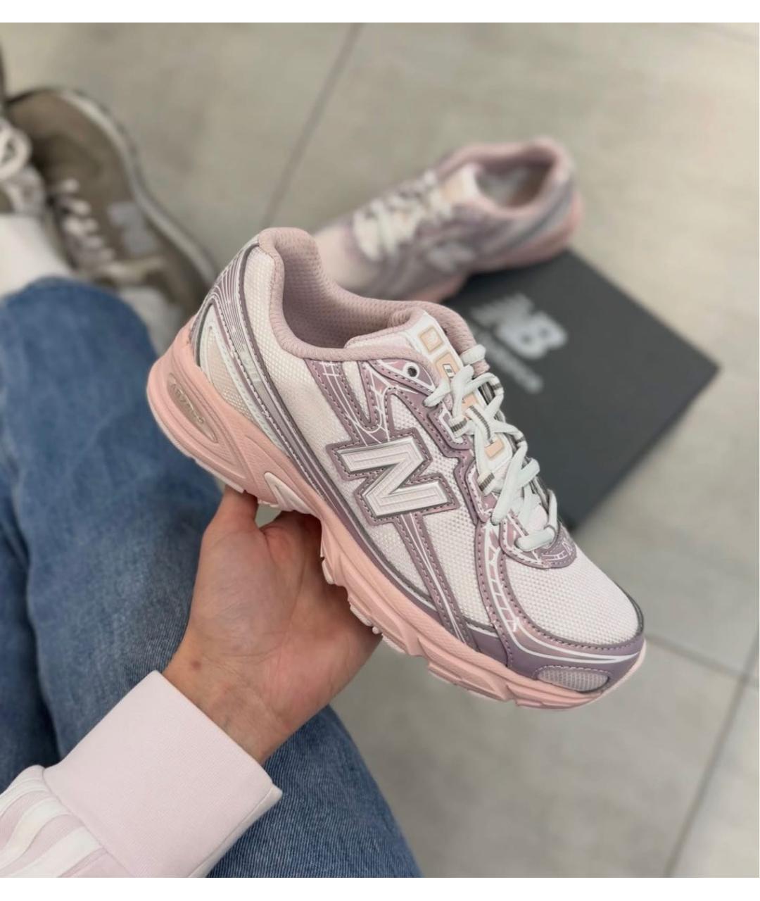NEW BALANCE Розовые кроссовки, фото 5