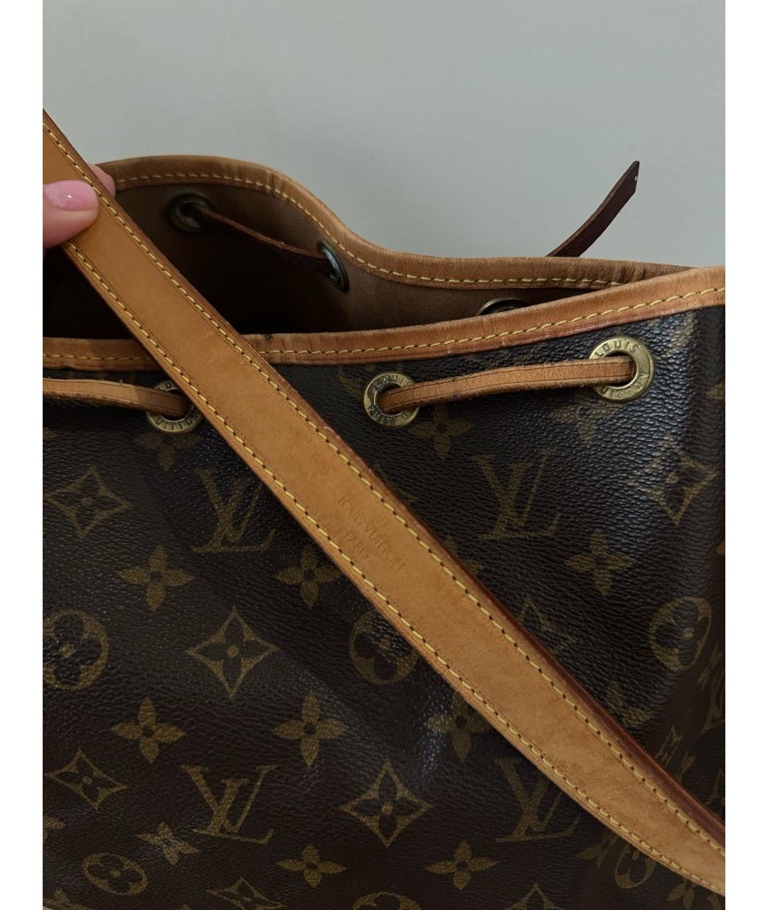 LOUIS VUITTON Коричневая сумка через плечо, фото 4