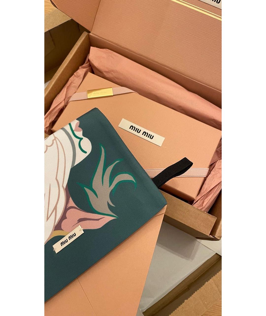 MIU MIU Черные пластиковые солнцезащитные очки, фото 3