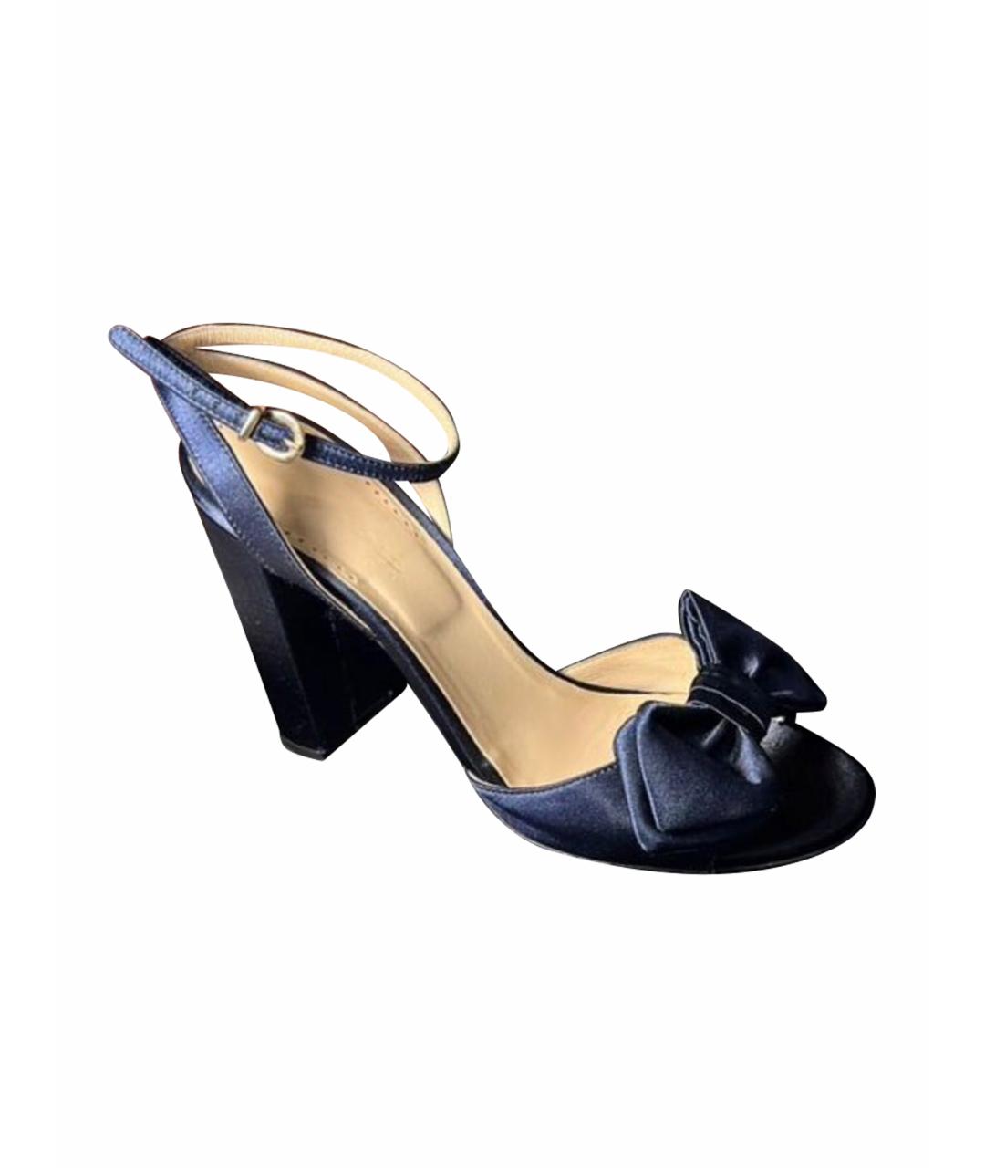 KITON Темно-синие босоножки, фото 1