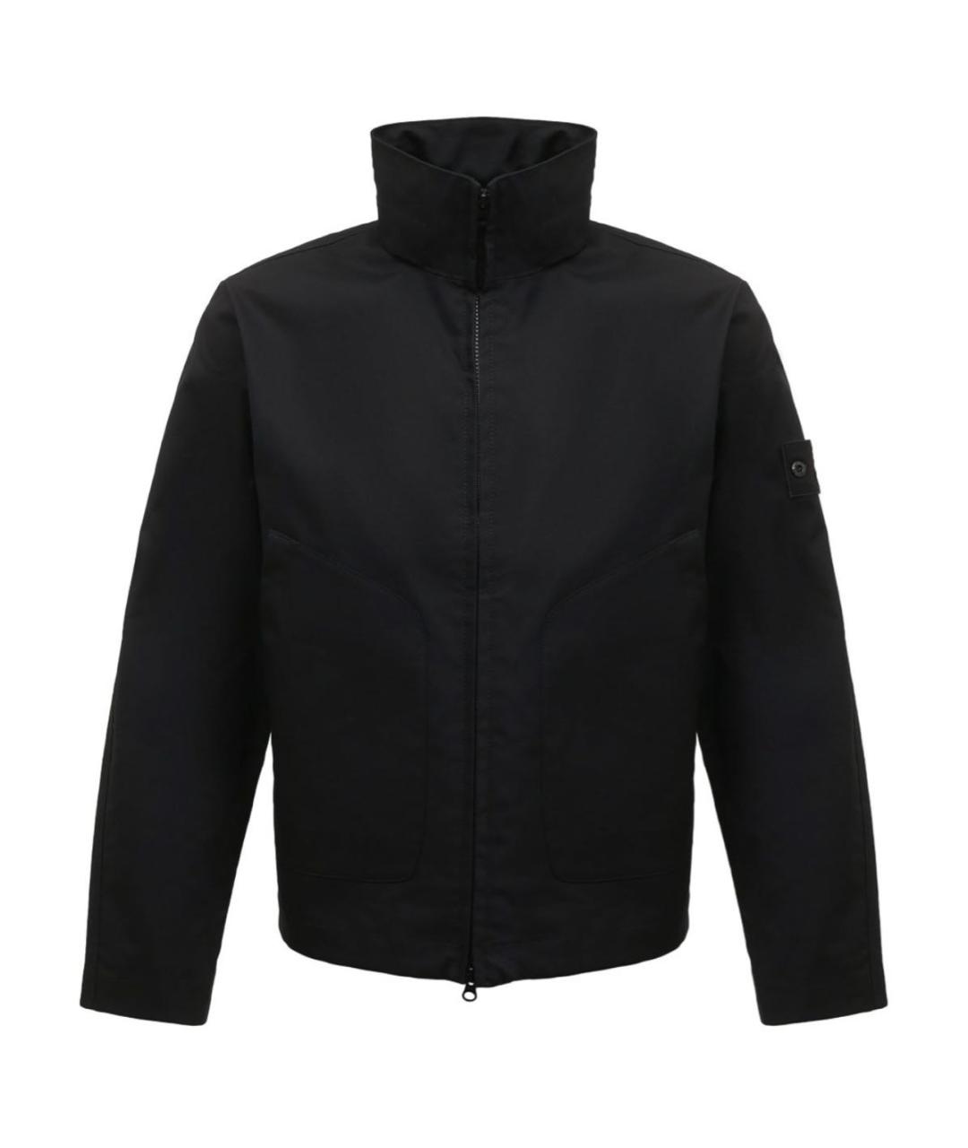 STONE ISLAND Черная полиамидовая куртка, фото 1