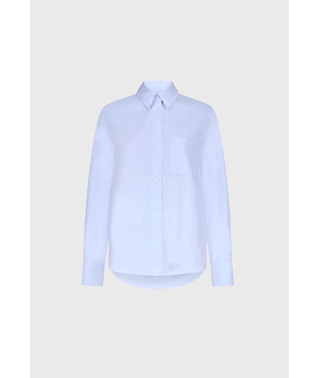 LOULOU STUDIO Голубая хлопковая рубашка, фото 10