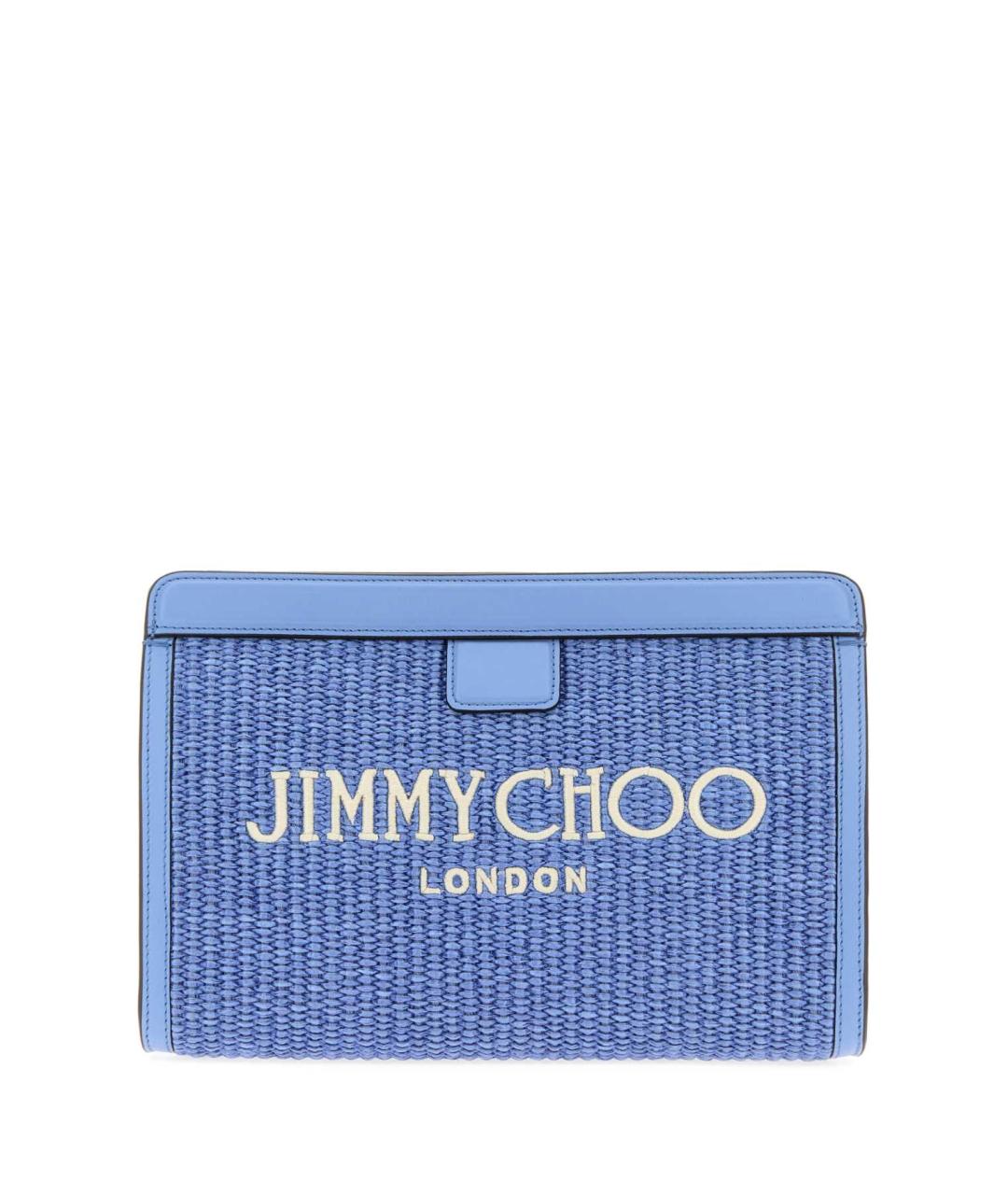 JIMMY CHOO Голубая сумка с короткими ручками, фото 1