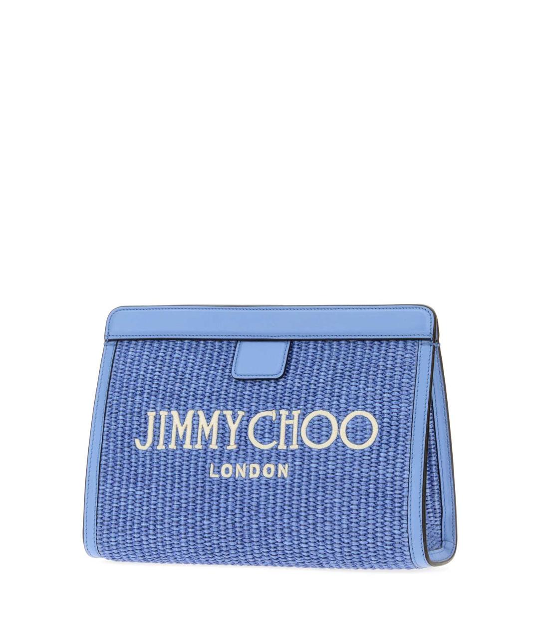 JIMMY CHOO Голубая сумка с короткими ручками, фото 2