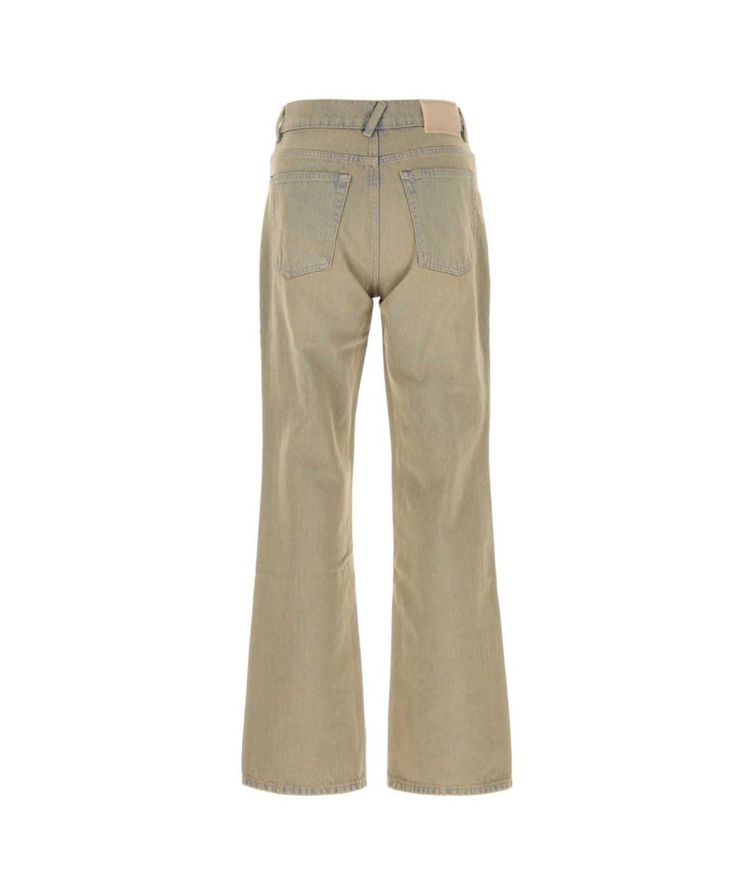 OUR LEGACY Серые хлопковые прямые джинсы, фото 2