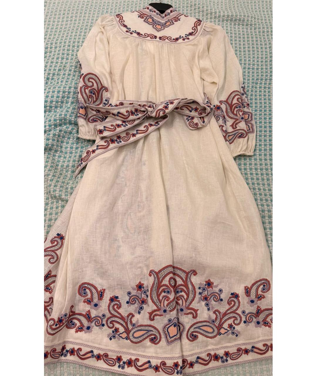 ZIMMERMANN Мульти льняное повседневное платье, фото 6