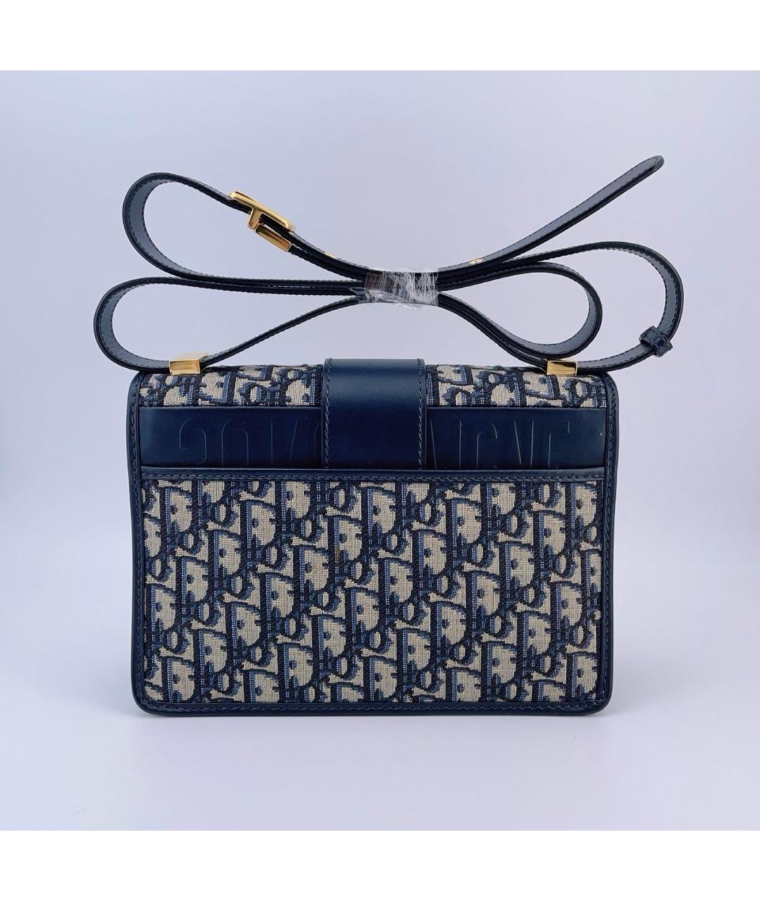CHRISTIAN DIOR Темно-синяя сумка через плечо, фото 4